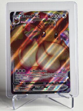 Pokemon Card Eevee VMAX SWSH087 Ultra Rare Promo Holo Sword & Shield